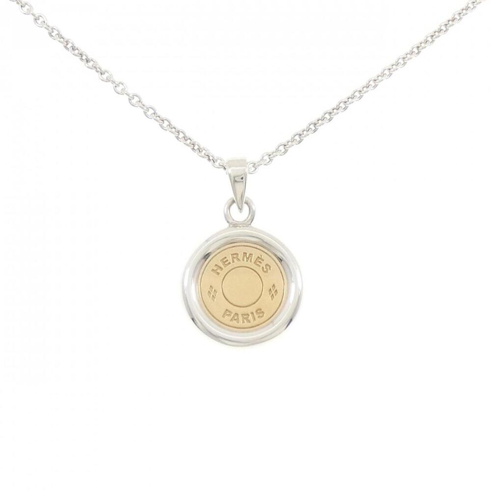 HERMES Gold Necklace